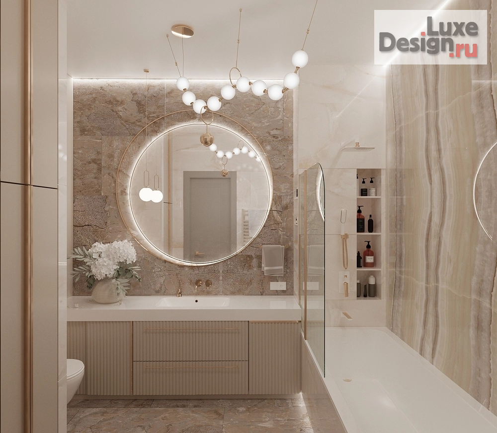 Дизайн интерьера четырехкомнатной квартиры "ЖК "Сердце столицы"" (фото 19)