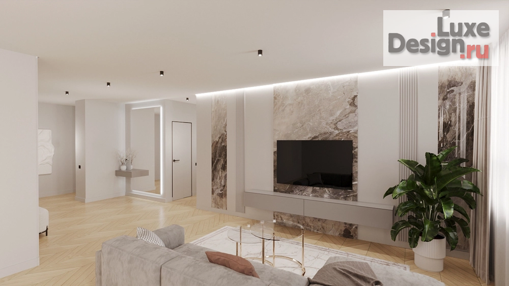 Дизайн интерьера трехкомнатной квартиры "ЖК "SIMPL"" (фото 4)