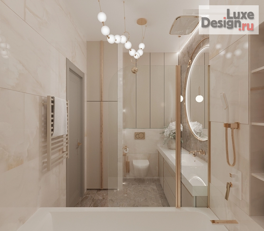 Дизайн интерьера четырехкомнатной квартиры "ЖК "Сердце столицы"" (фото 21)