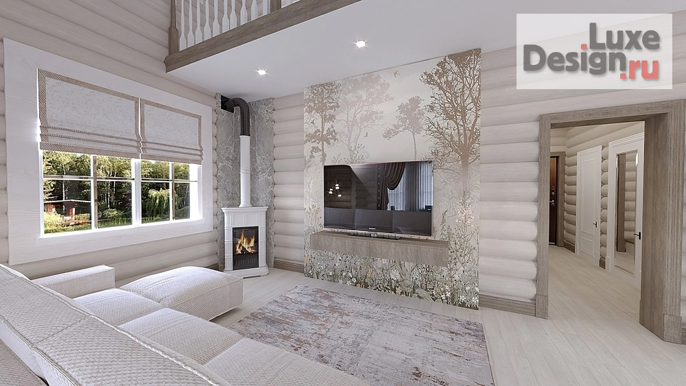 Дизайн интерьера частного дома "Проект деревянного дома в Сергиевом Посаде." (фото 4)