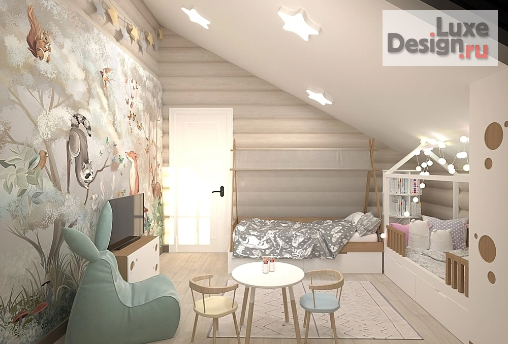 Дизайн интерьера частного дома "Проект деревянного дома в Сергиевом Посаде." (фото 25)