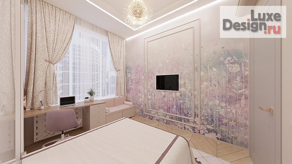 Дизайн интерьера четырехкомнатной квартиры "ЖК "Сердце столицы"" (фото 18)