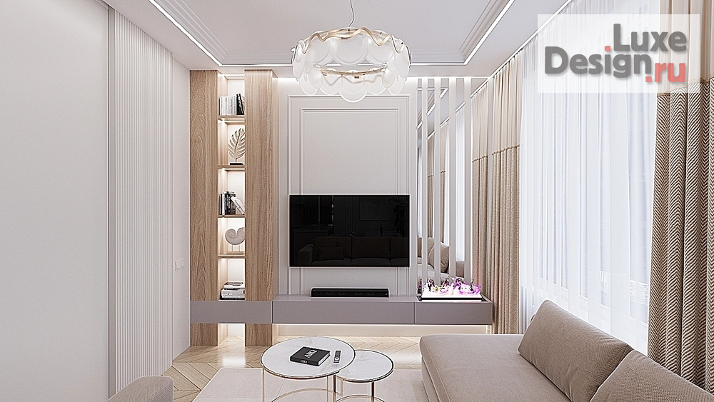 Дизайн интерьера четырехкомнатной квартиры "ЖК "Сердце столицы"" (фото 1)