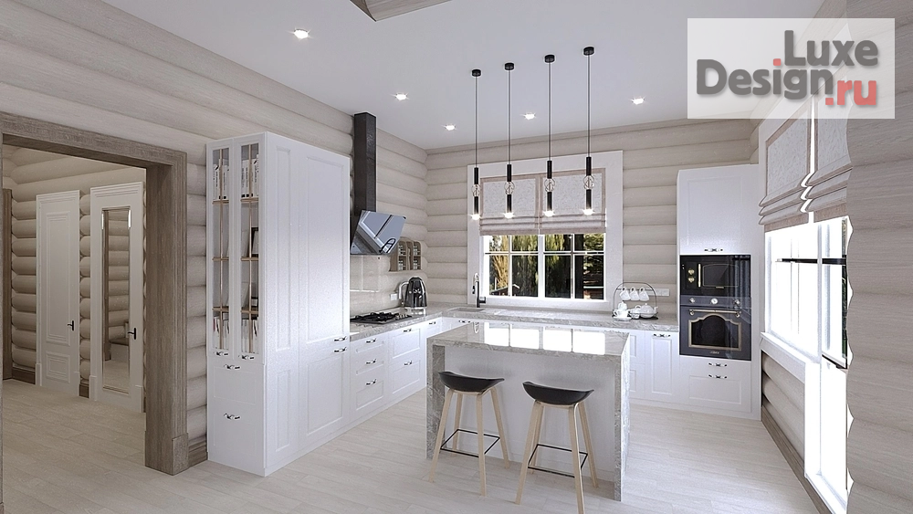 Дизайн интерьера частного дома "Проект деревянного дома в Сергиевом Посаде." (фото 3)