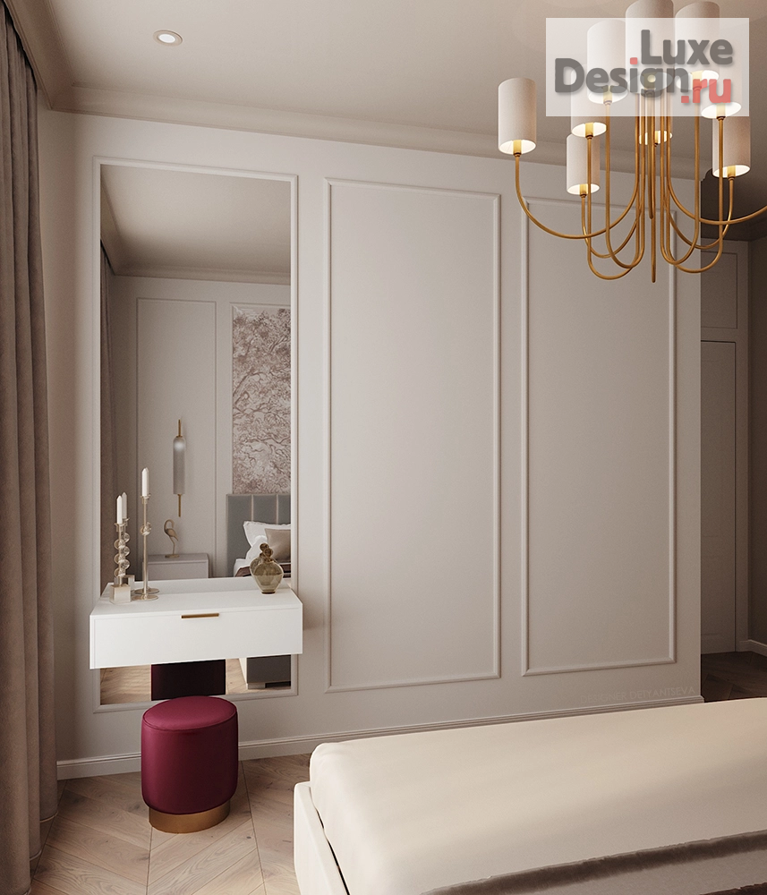 Дизайн интерьера трехкомнатной квартиры "ЖК WOW" (фото 2)