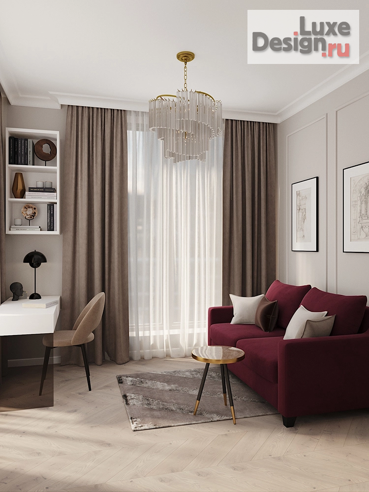 Дизайн интерьера трехкомнатной квартиры "ЖК WOW" (фото 5)