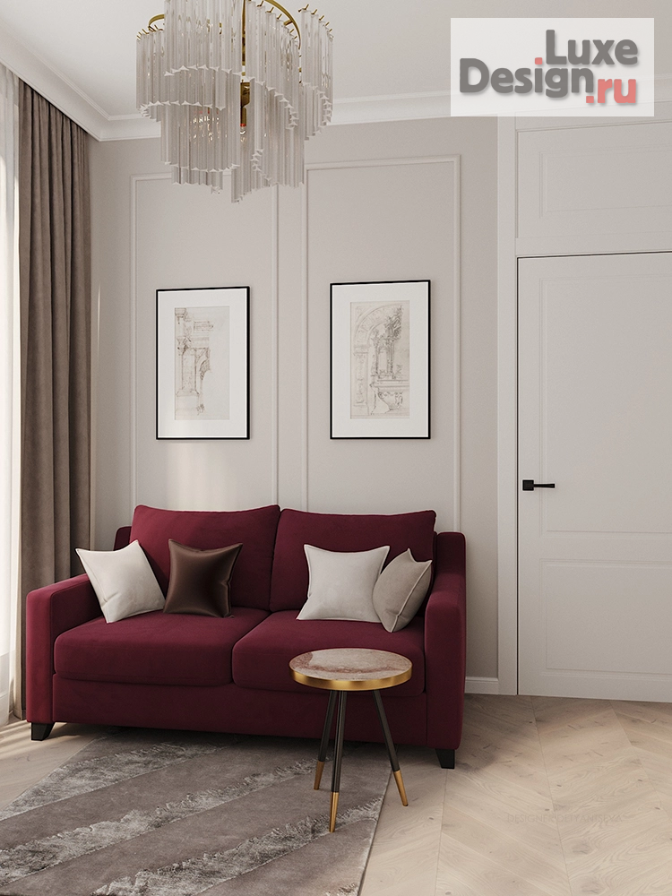 Дизайн интерьера трехкомнатной квартиры "ЖК WOW" (фото 7)