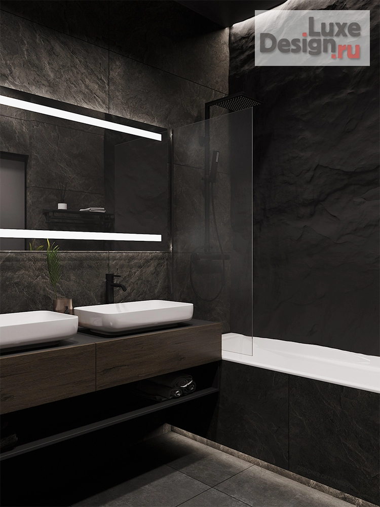 Дизайн интерьера трехкомнатной квартиры "ЖК Lavel-Причальный" (фото 4)