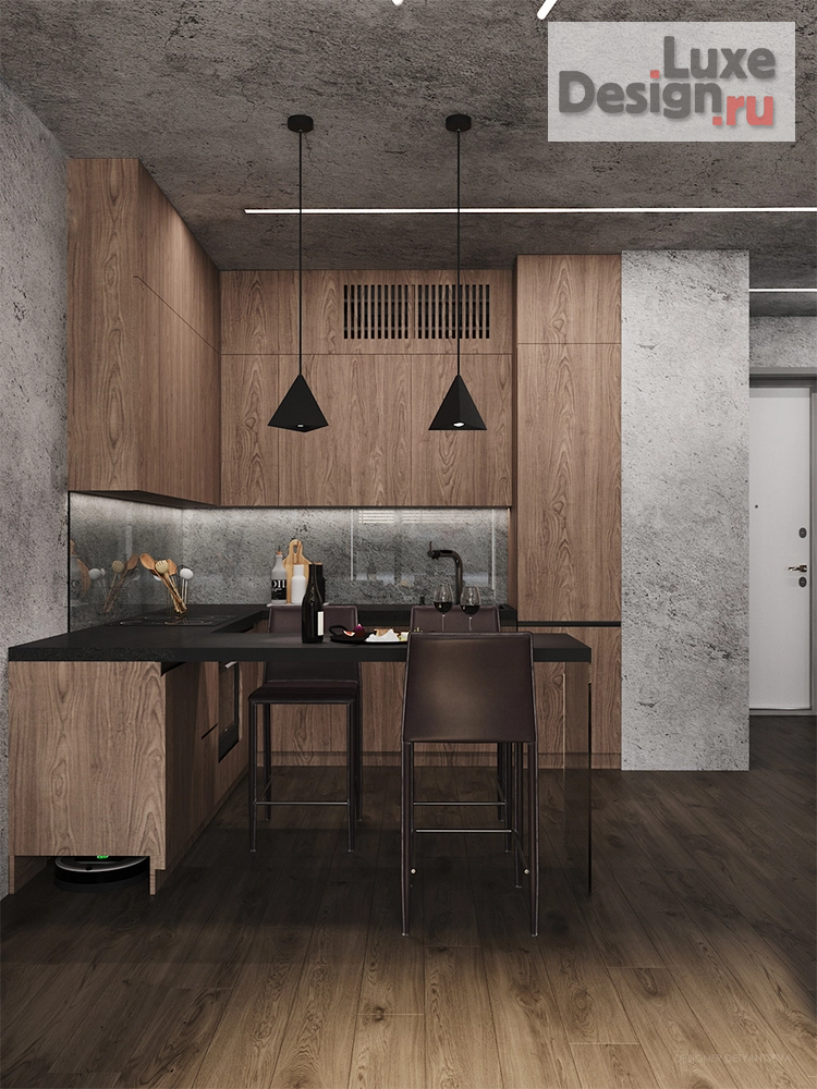 Дизайн интерьера трехкомнатной квартиры "ЖК Lavel-Причальный" (фото 11)