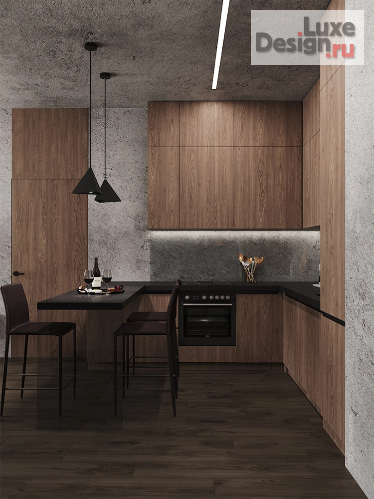 Дизайн интерьера трехкомнатной квартиры "ЖК Lavel-Причальный" (фото 12)