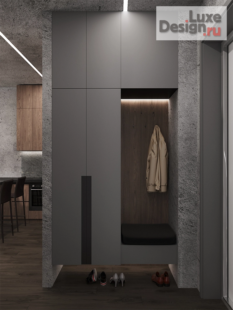 Дизайн интерьера трехкомнатной квартиры "ЖК Lavel-Причальный" (фото 13)