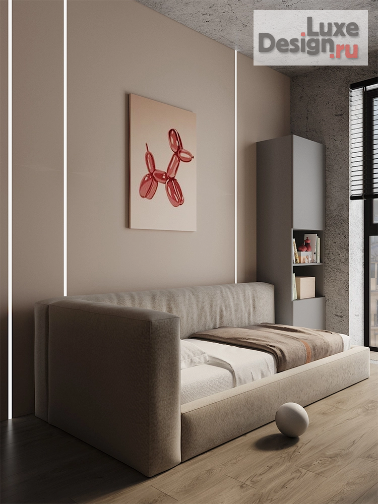 Дизайн интерьера трехкомнатной квартиры "ЖК Lavel-Причальный" (фото 19)