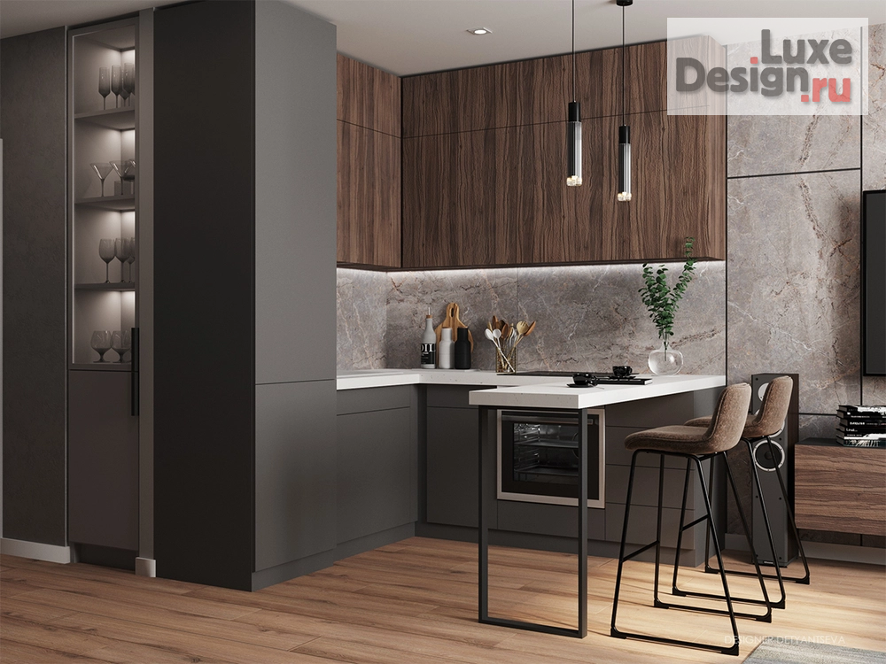 Дизайн интерьера однокомнатной квартиры "Московская обл. г.Реутов" (фото 4)