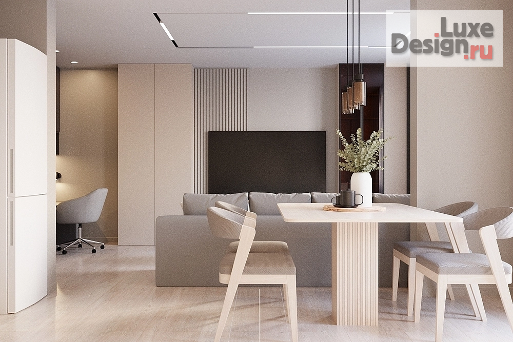 Дизайн интерьера кухни "Кухня-гостиная" (фото 6) от дизайнера Рычкова Камила Дмитриевна Дизайн интерьера кухни "Кухня-гостиная" (фото 6)