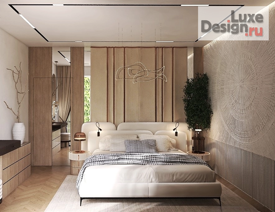 Дизайн интерьера спальни "Спальная комната "Сладкие грезы"" (фото 1)