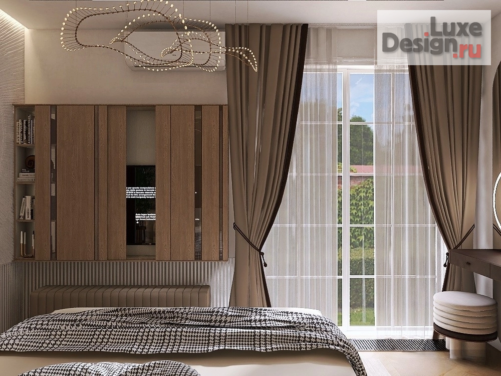 Дизайн интерьера спальни "Спальная комната "Сладкие грезы"" (фото 3)