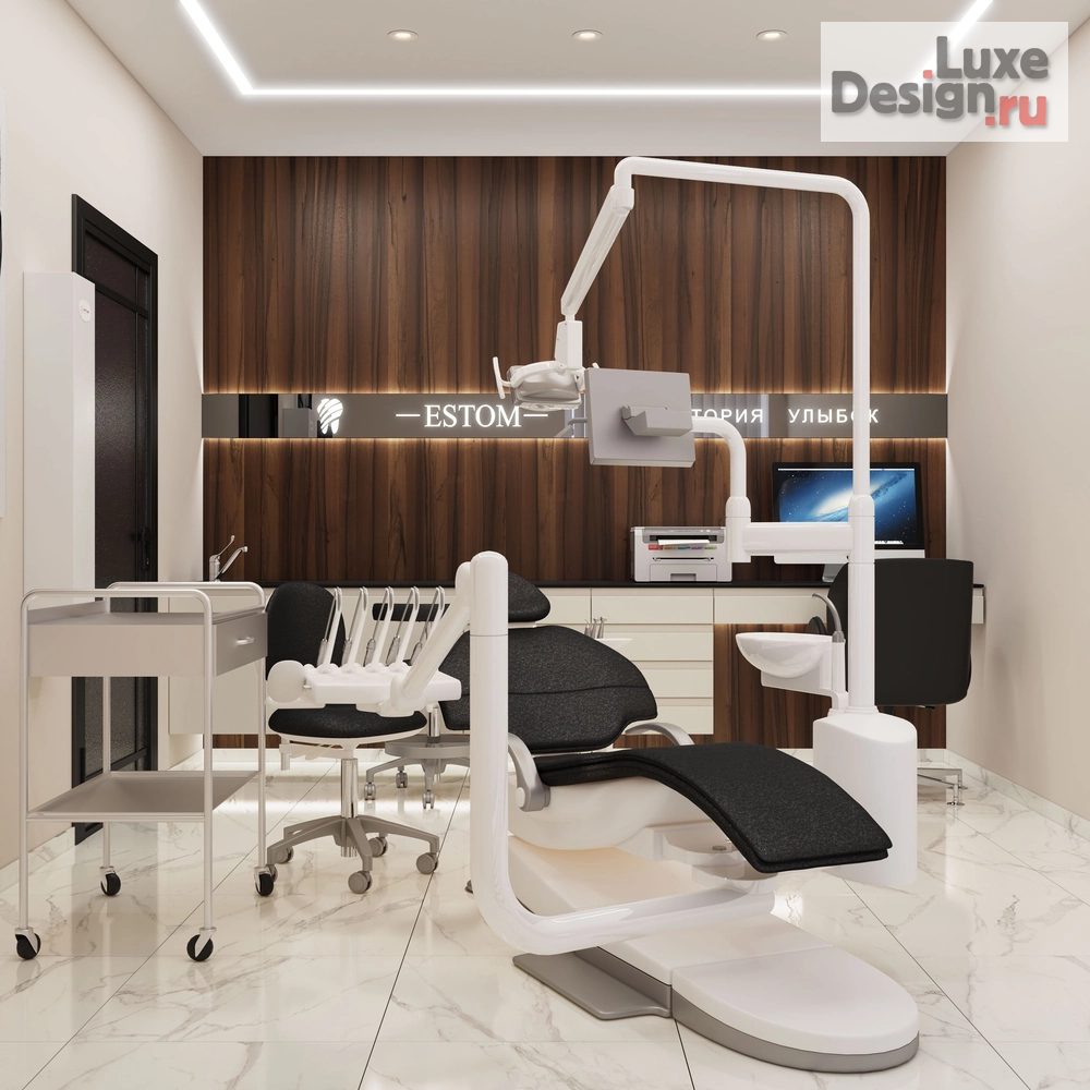 Дизайн интерьера лечебного учреждения "Стоматологическая клиника "Estom"" (фото 23)