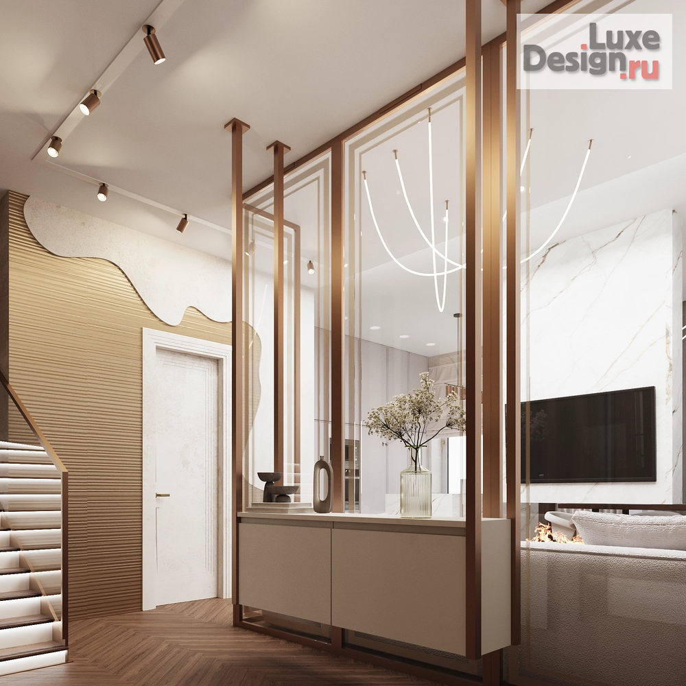 Дизайн интерьера таунхауса "Таунхаус Москва" (фото 2) от дизайнера Лилия Гай Дизайн интерьера таунхауса "Таунхаус Москва" (фото 2)