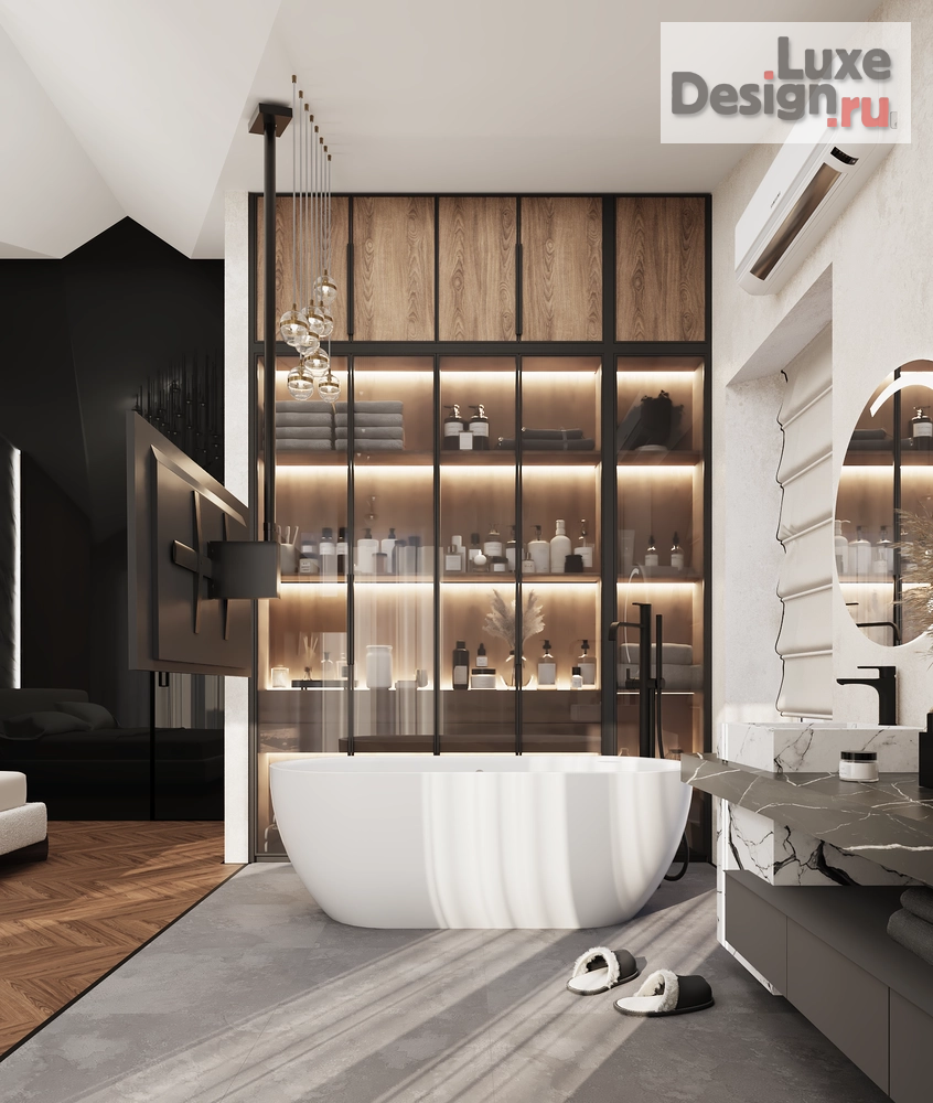 Дизайн интерьера таунхауса "Таунхаус Москва" (фото 40) от дизайнера Лилия Гай Дизайн интерьера таунхауса "Таунхаус Москва" (фото 40)