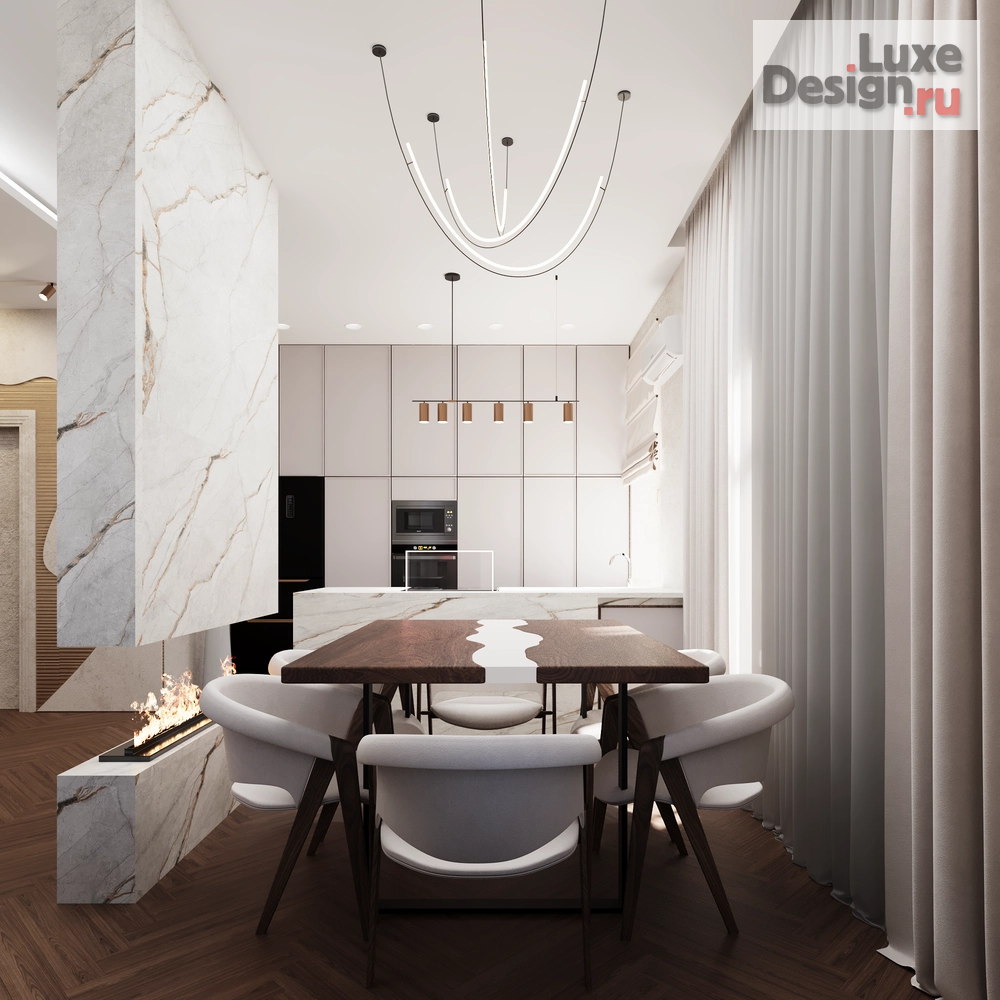 Дизайн интерьера таунхауса "Таунхаус Москва" (фото 4) от дизайнера Лилия Гай Дизайн интерьера таунхауса "Таунхаус Москва" (фото 4)