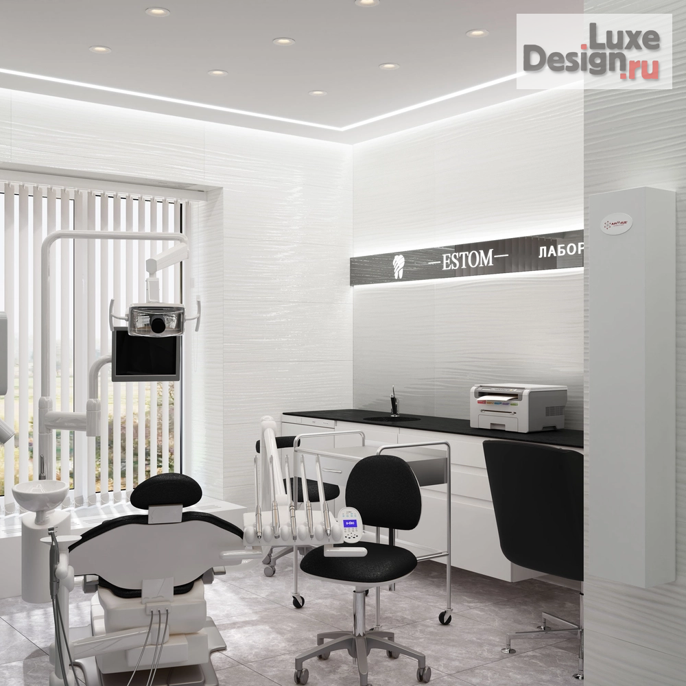 Дизайн интерьера лечебного учреждения "Стоматологическая клиника "Estom"" (фото 36)