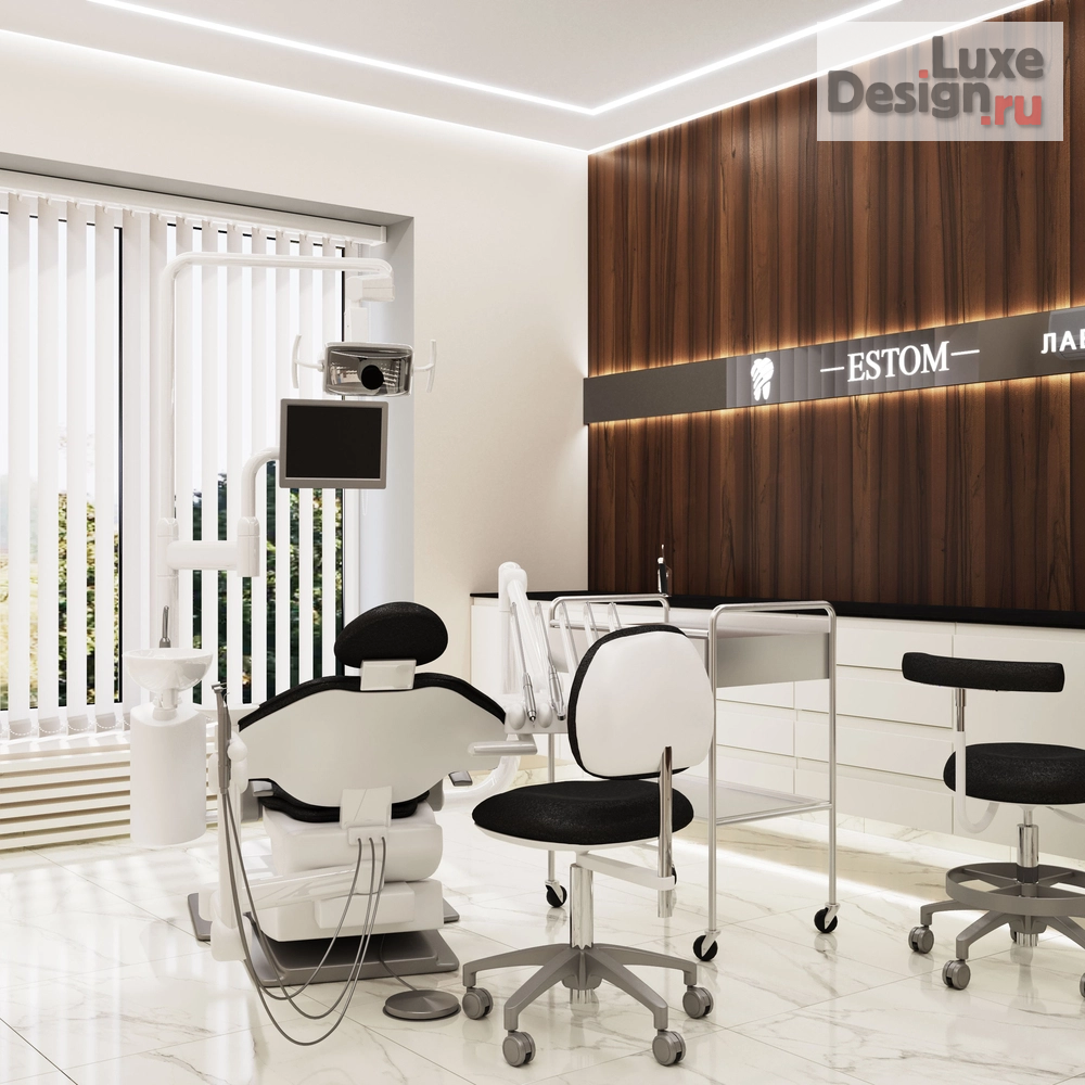 Дизайн интерьера лечебного учреждения "Стоматологическая клиника "Estom"" (фото 21)