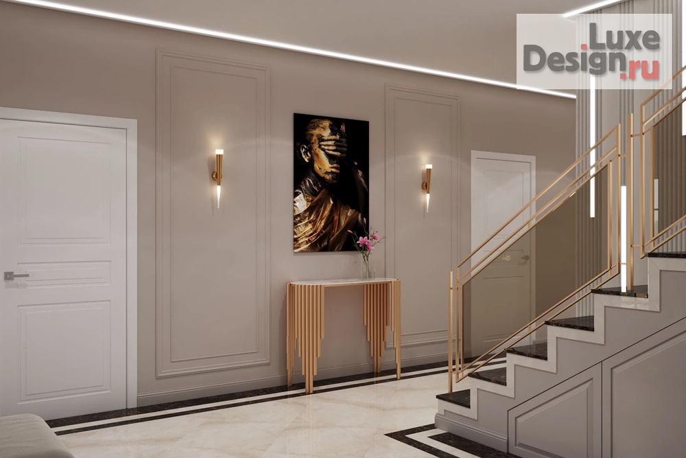 Дизайн интерьера частного дома "Дом Москва" (фото 3)