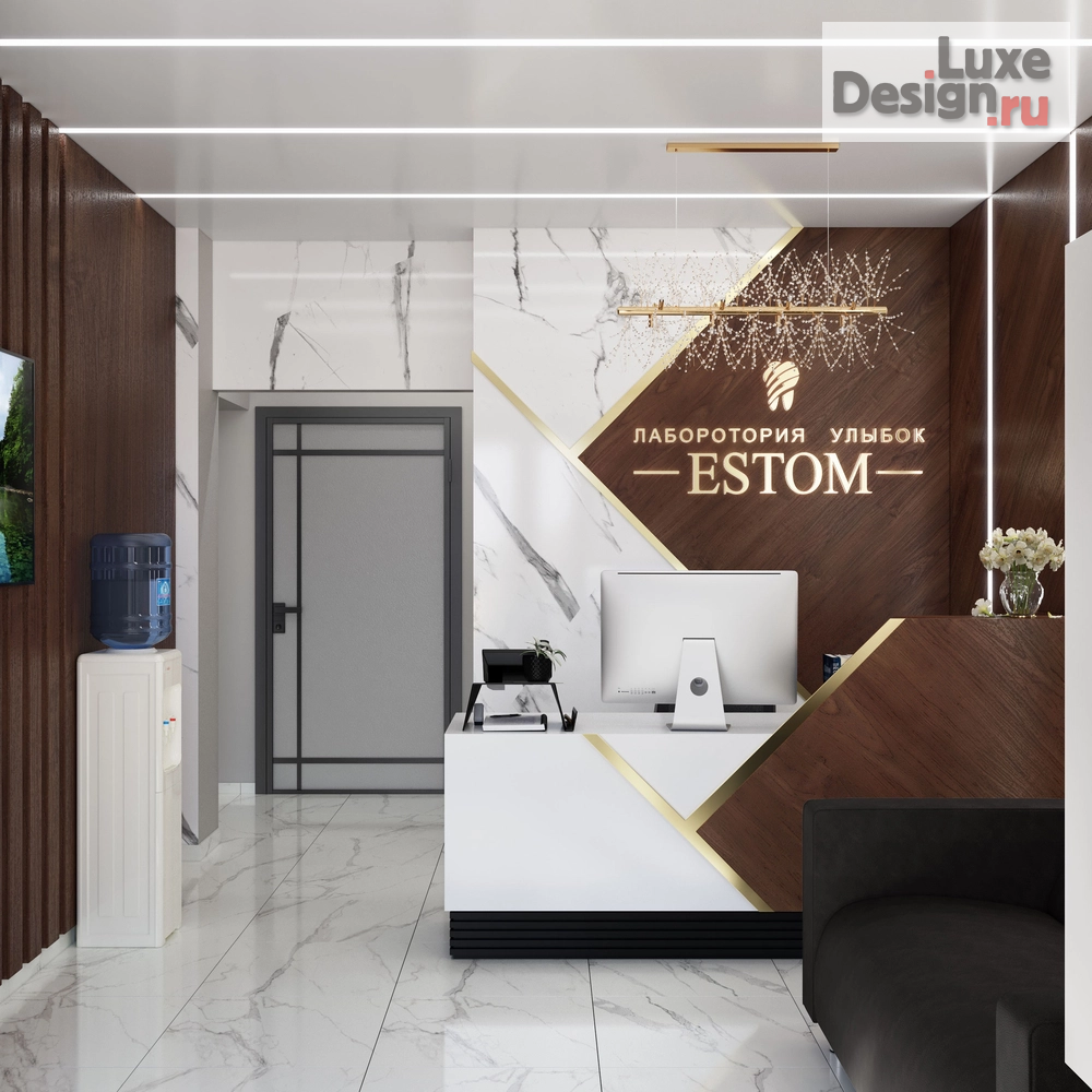Дизайн интерьера лечебного учреждения "Стоматологическая клиника "Estom"" (фото 1)
