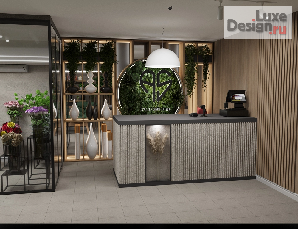 Дизайн интерьера бутика "Цветочный бутик в Казани" (фото 9)