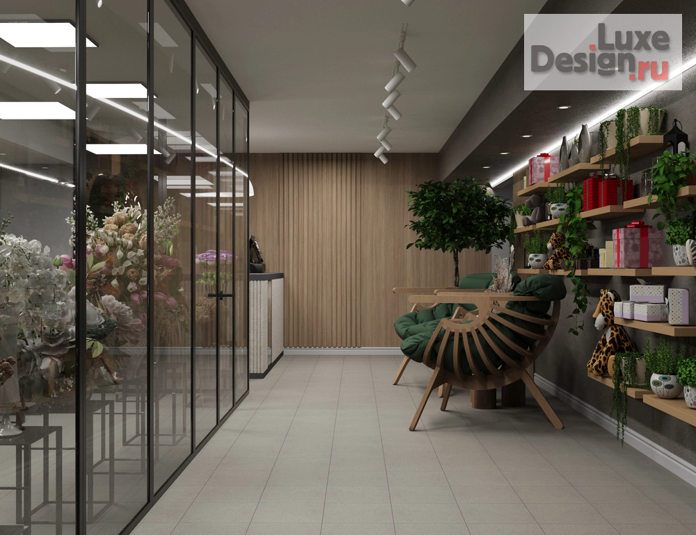 Дизайн интерьера бутика "Цветочный бутик в Казани" (фото 10)