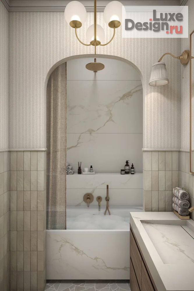 Дизайн интерьера двухкомнатной квартиры "ЖК Либерти, Москва" (фото 10)