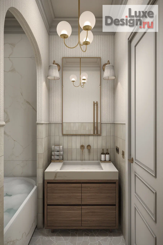 Дизайн интерьера двухкомнатной квартиры "ЖК Либерти, Москва" (фото 9)