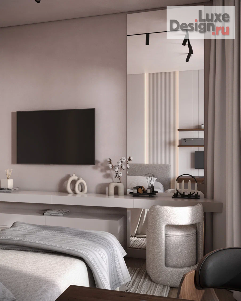 Дизайн интерьера трехкомнатной квартиры "ЖК Level, Нагатинская " (фото 6)