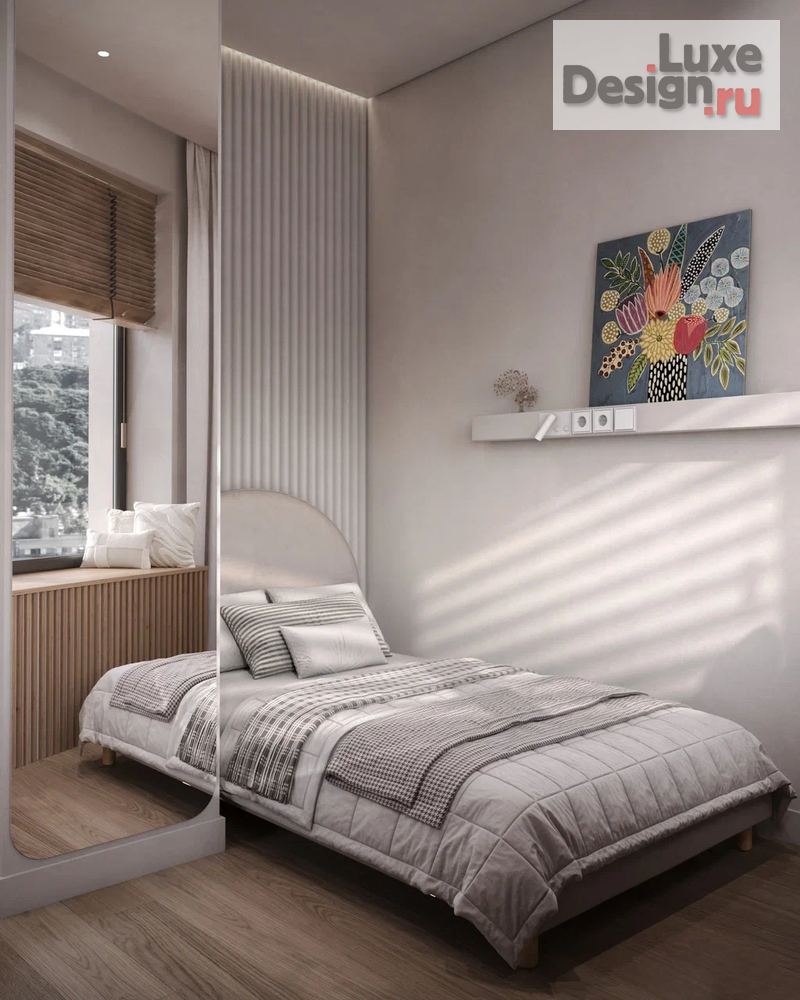 Дизайн интерьера трехкомнатной квартиры "ЖК Level, Нагатинская " (фото 7)