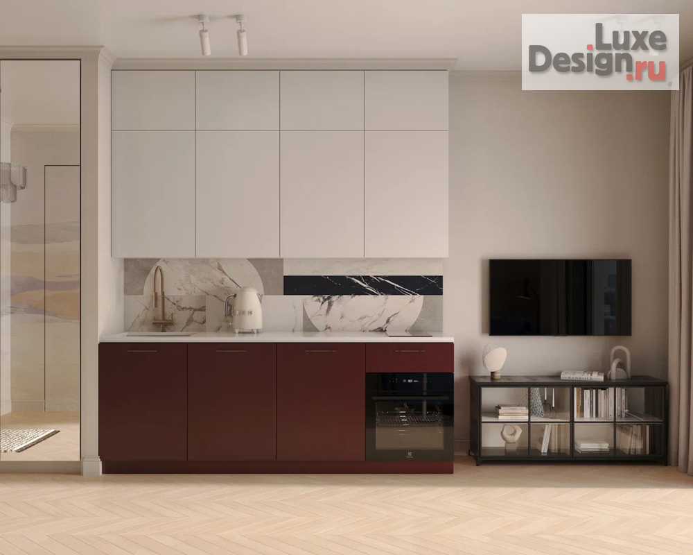 Дизайн интерьера однокомнатной квартиры "ЖК CityBay, Москва" (фото 2)