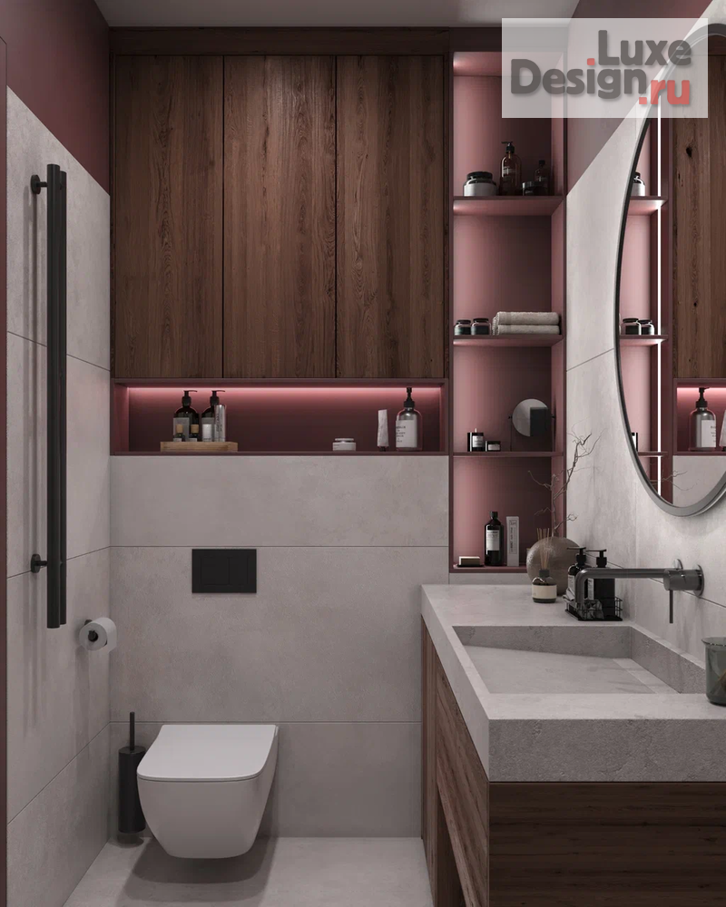 Дизайн интерьера двухкомнатной квартиры "ЖК Одинбург" (фото 8)