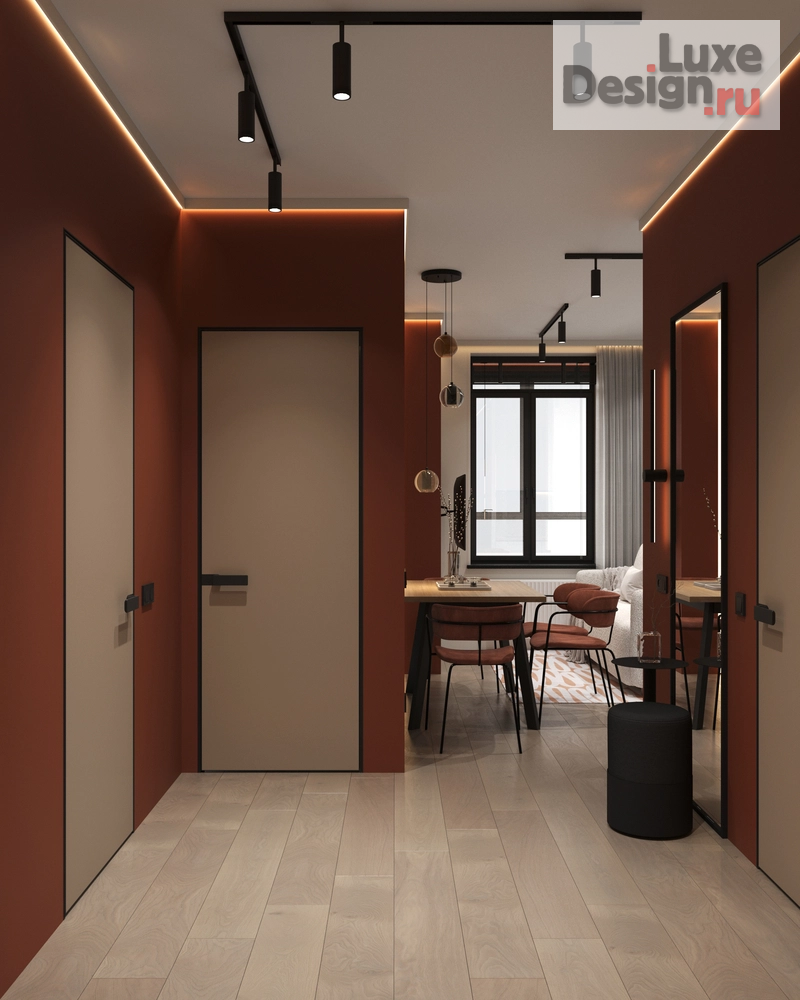 Дизайн интерьера двухкомнатной квартиры "Грандо" (фото 4)