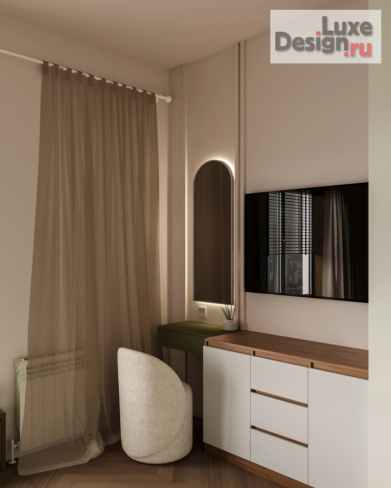 Дизайн интерьера двухкомнатной квартиры "Ботаника" (фото 7)