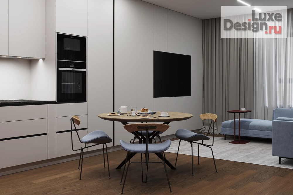 Дизайн интерьера двухкомнатной квартиры "2-х комнатная квартира 72 кв.м. ЖК "Селигер Сити"" (фото 2)