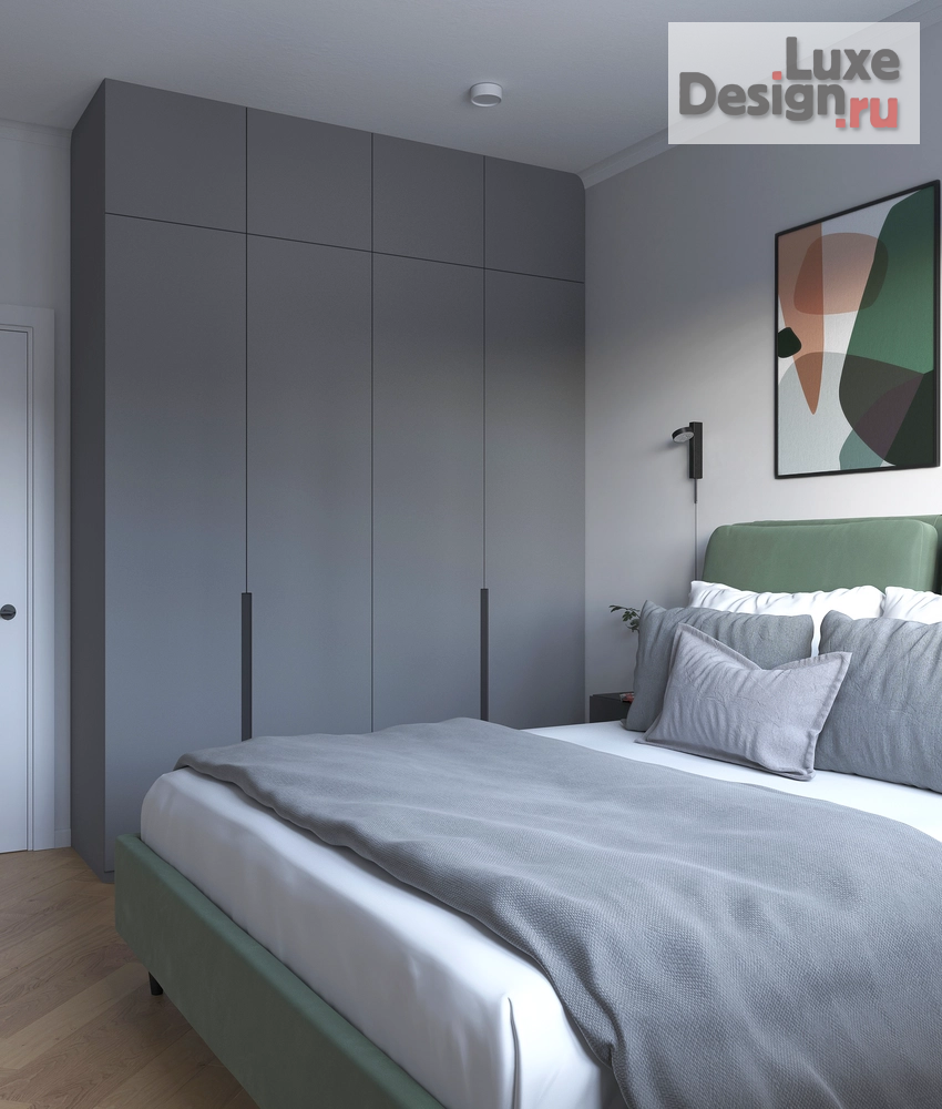 Дизайн интерьера двухкомнатной квартиры "2-х комнатная квартира ЖК "Большое Путилково"" (фото 2) от дизайнера Иванова Ольга Степановна Дизайн интерьера двухкомнатной квартиры "2-х комнатная квартира ЖК "Большое Путилково"" (фото 2)