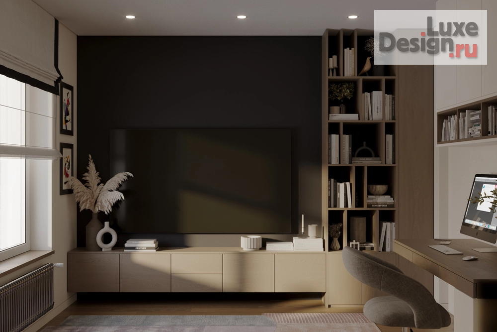 Дизайн интерьера двухкомнатной квартиры "2-х комнатная квартира, 65 кв.м. в ЖК "Октябрьское поле"" (фото 11)