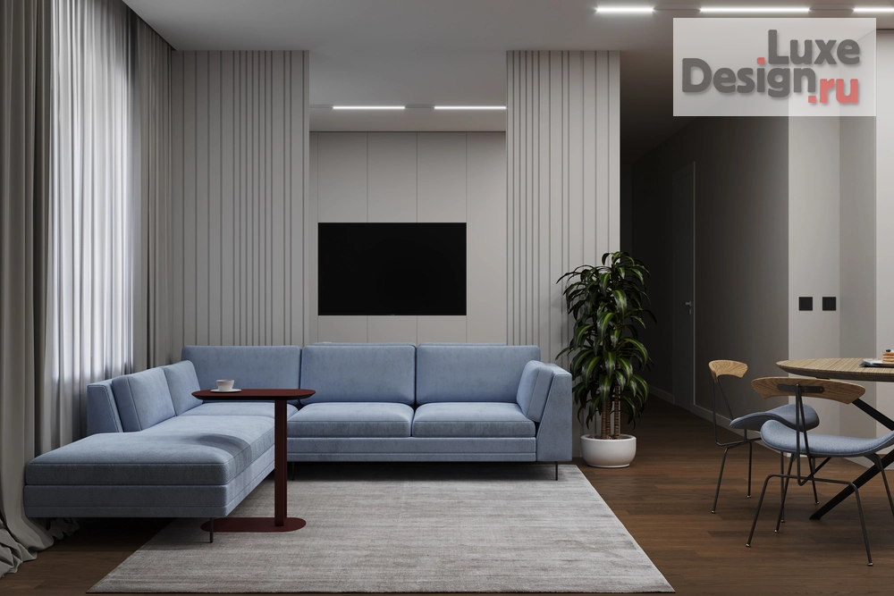 Дизайн интерьера двухкомнатной квартиры "2-х комнатная квартира 72 кв.м. ЖК "Селигер Сити"" (фото 7)