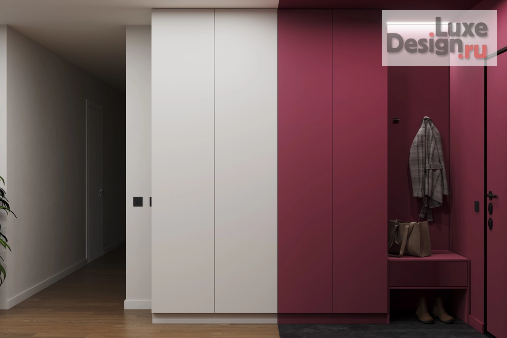 Дизайн интерьера двухкомнатной квартиры "2-х комнатная квартира 72 кв.м. ЖК "Селигер Сити"" (фото 4)