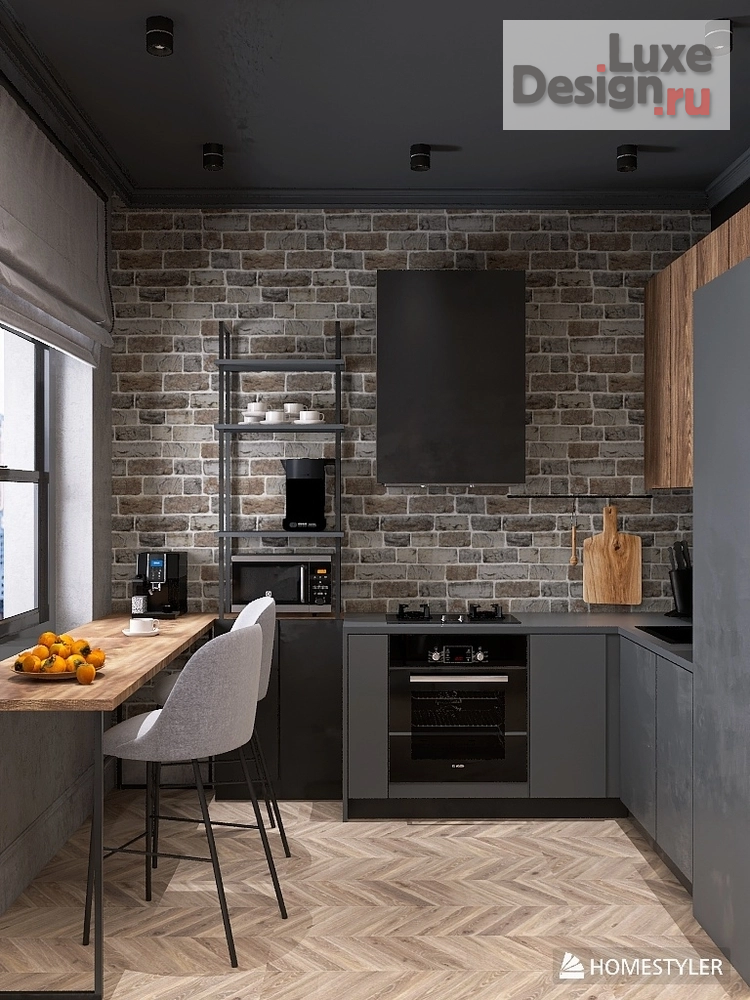 Дизайн интерьера трехкомнатной квартиры "Трехкомнатная квартира для молодого человека" (фото 5)