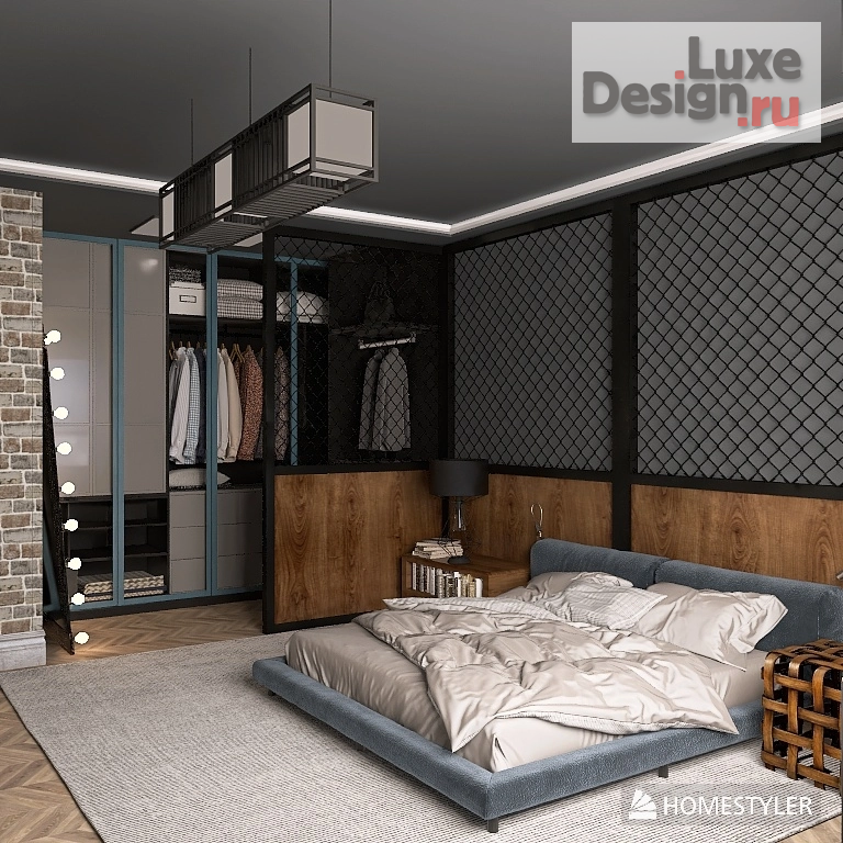 Дизайн интерьера трехкомнатной квартиры "Трехкомнатная квартира для молодого человека" (фото 1)