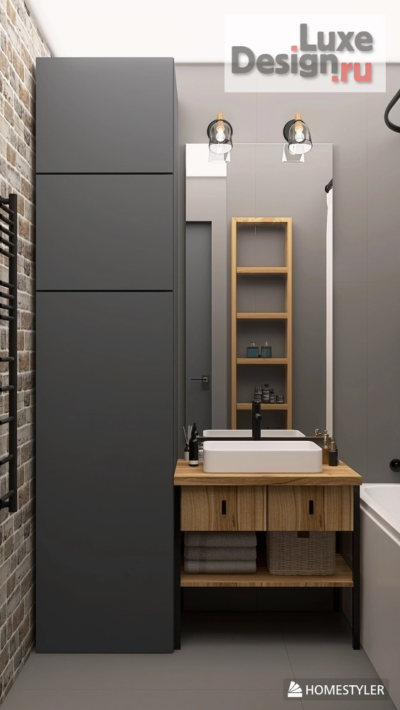 Дизайн интерьера трехкомнатной квартиры "Трехкомнатная квартира для молодого человека" (фото 10)