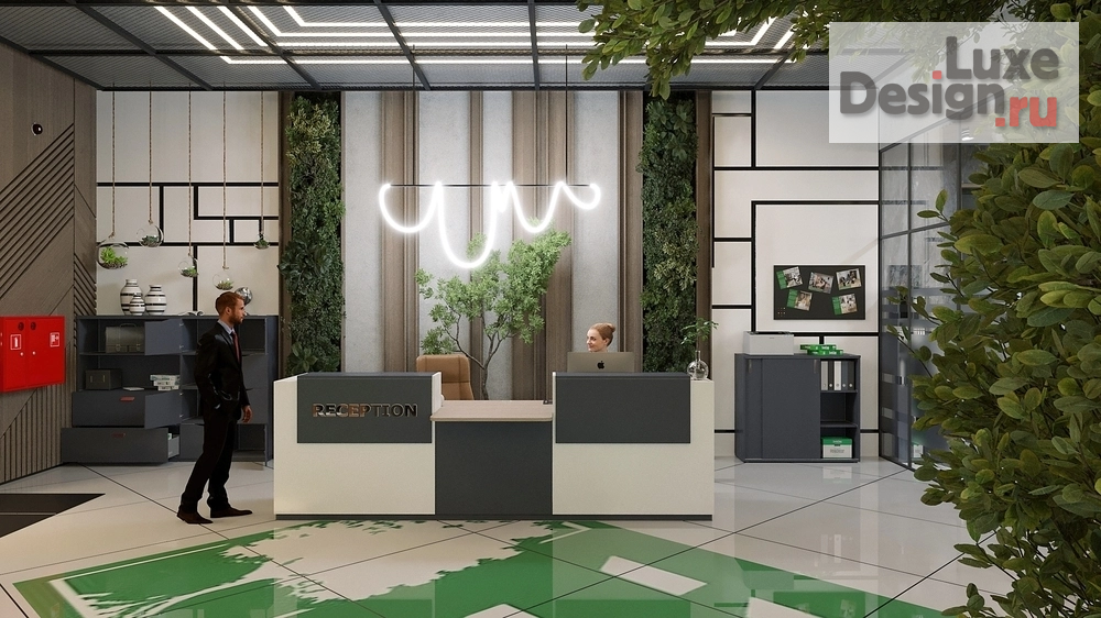 Дизайн интерьера офиса "Проект офисного пространства для мебельного производства" (фото 1)