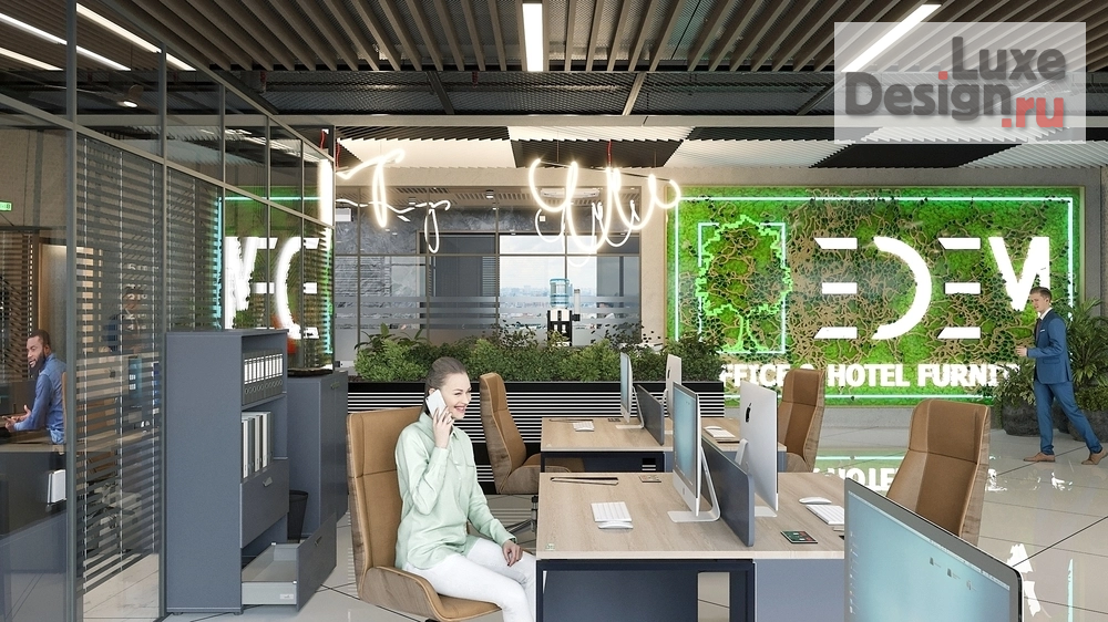 Дизайн интерьера офиса "Проект офисного пространства для мебельного производства" (фото 6)