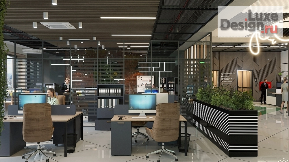 Дизайн интерьера офиса "Проект офисного пространства для мебельного производства" (фото 8)