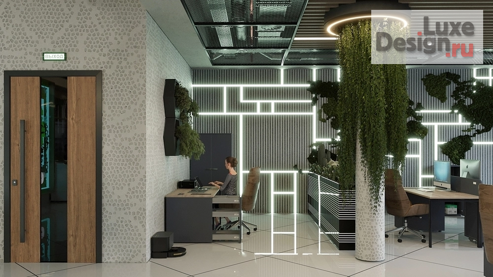 Дизайн интерьера офиса "Проект офисного пространства для мебельного производства" (фото 9)